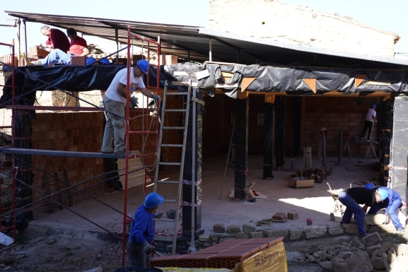 Este pueblo de Soria de 1 habitante lucha incansablemente contra la despoblación: 31 personas se unen para construir un centro de teletrabajo