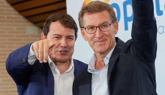 Feijóo y Mañueco analizan este sábado en Soria la situación de los autónomos