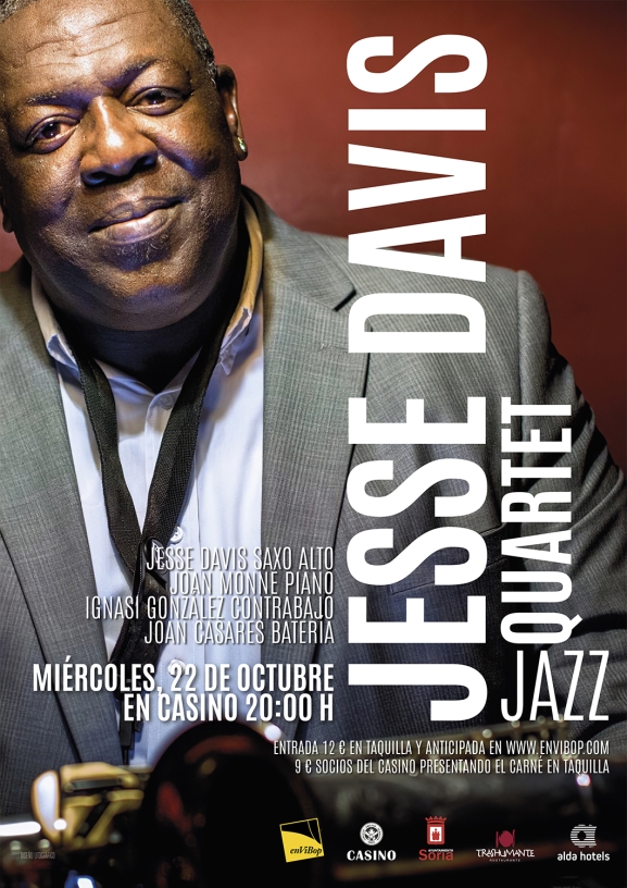 El jazz de Jesse Davis Quartet llega al Casino Amistad-Numancia