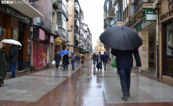 Soria, con 15,8 litros, la más beneficiada por las tormentas de este lunes