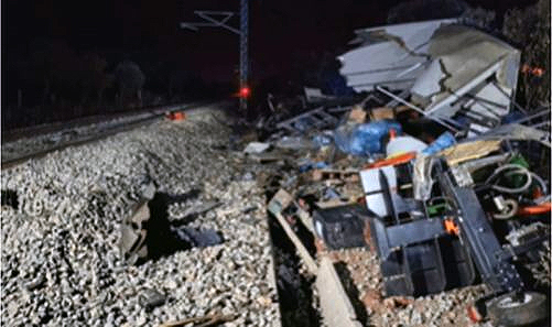 Fallece un camionero al chocar su camión con un tren en Salamanca