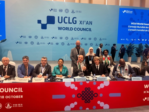 Soria y Konya lideran una plataforma para la reconstrucción de Gaza