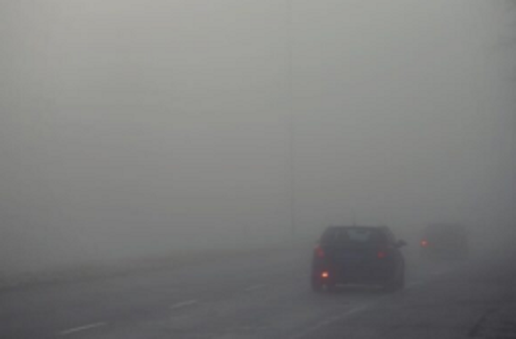 Niebla en la A-2 Soria: visibilidad reducida entre Benamira y Algora