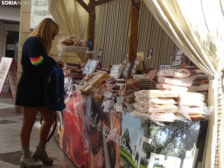 Una imagen del mediodía en la capital soriana este lunes, 13 de octubre. /PC