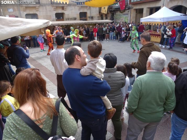 Una imagen del mediodía en la capital soriana este lunes, 13 de octubre. /PC