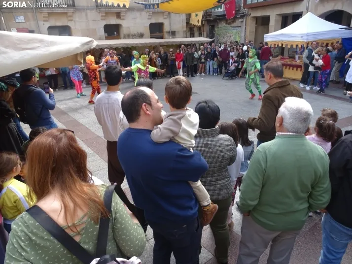 Una imagen del mediodía en la capital soriana este lunes, 13 de octubre. /PC