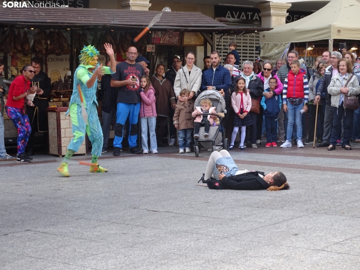 Una imagen del mediodía en la capital soriana este lunes, 13 de octubre. /PC