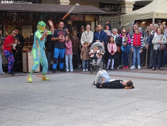 Una imagen del mediodía en la capital soriana este lunes, 13 de octubre. /PC