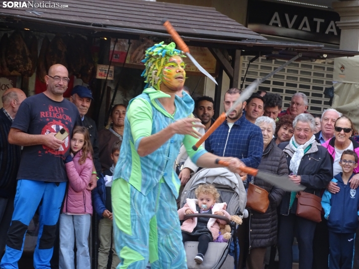Una imagen del mediodía en la capital soriana este lunes, 13 de octubre. /PC