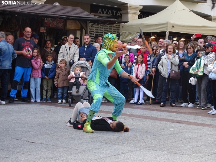 Una imagen del mediodía en la capital soriana este lunes, 13 de octubre. /PC