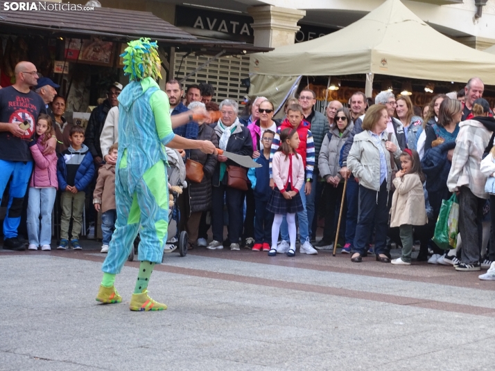 Una imagen del mediodía en la capital soriana este lunes, 13 de octubre. /PC