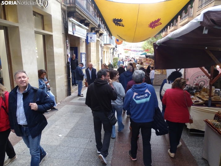 Una imagen del mediodía en la capital soriana este lunes, 13 de octubre. /PC