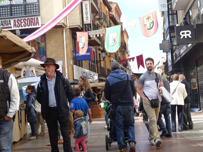 Una imagen del mediodía en la capital soriana este lunes, 13 de octubre. /PC