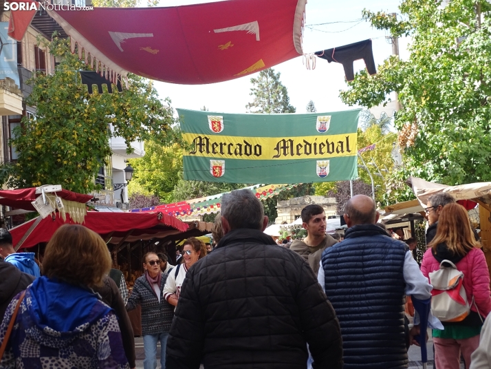 Una imagen del mediodía en la capital soriana este lunes, 13 de octubre. /PC