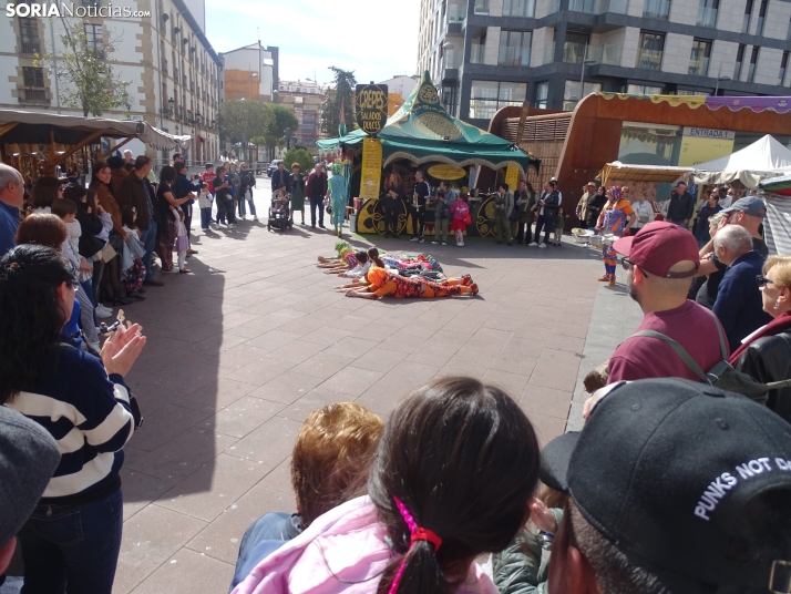 Una imagen del mediodía en la capital soriana este lunes, 13 de octubre. /PC