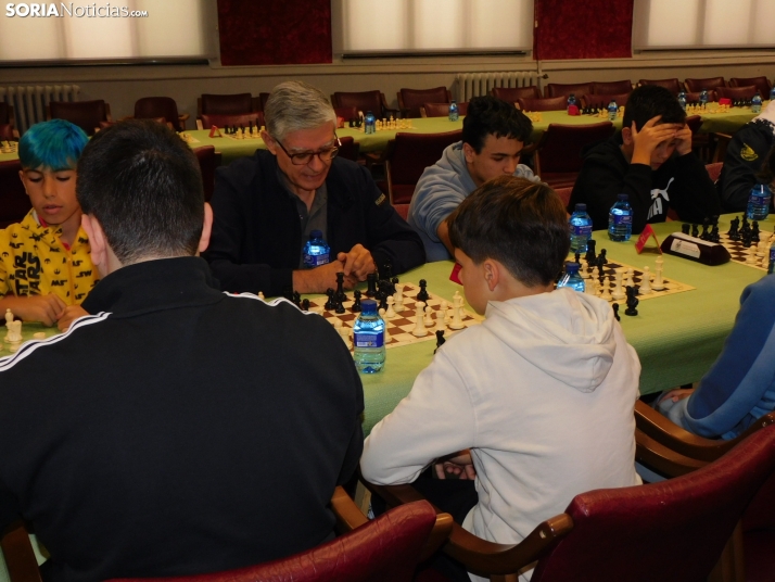 En im&aacute;genes: Los mejores ajedrecistas sorianos se citan por San Saturio