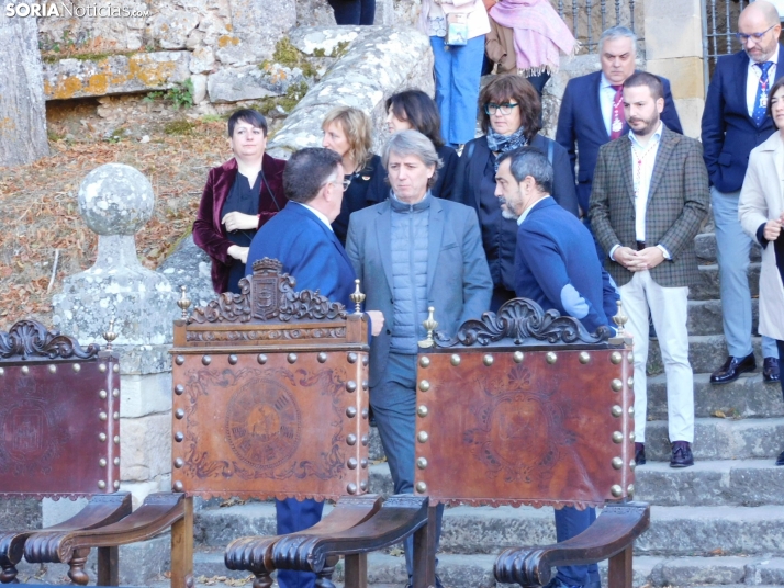 Fotos: Soria rememora una foto de 1.932 y homenajea a Antonio Machado en la ermita de San Saturio