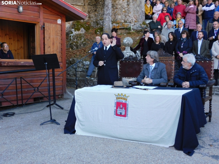 Fotos: Soria rememora una foto de 1.932 y homenajea a Antonio Machado en la ermita de San Saturio