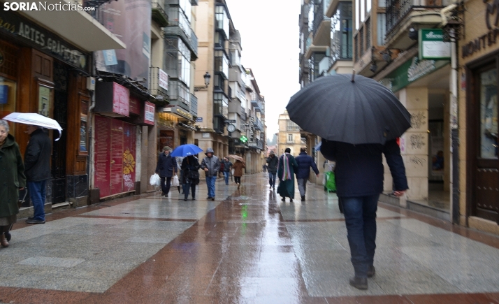 Soria, con 15,8 litros, la más beneficiada por las tormentas de este lunes