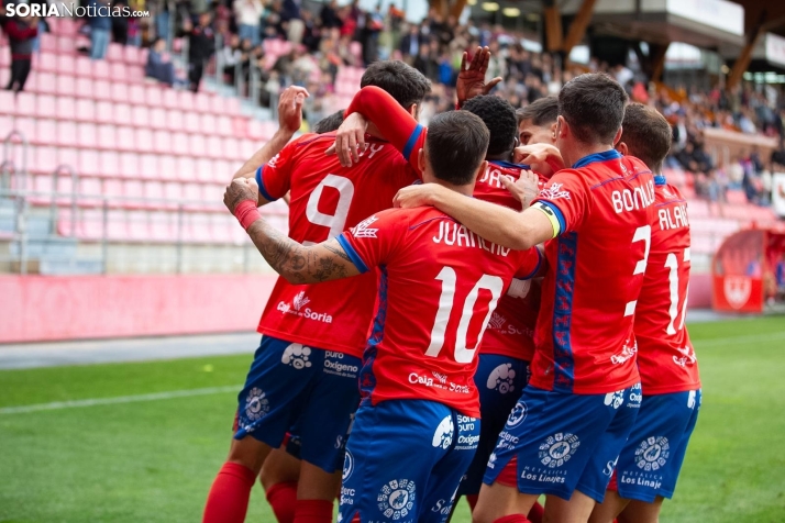 Numancia 3-1 Salamanca CF: Los sorianos recuperan las constantes vitales