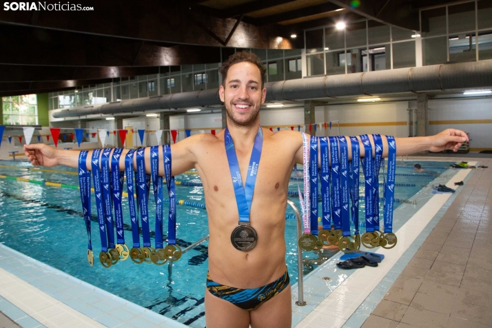 Sergio Martín Salcedo, el soriano que soñó con convertirse en Michael Phelps