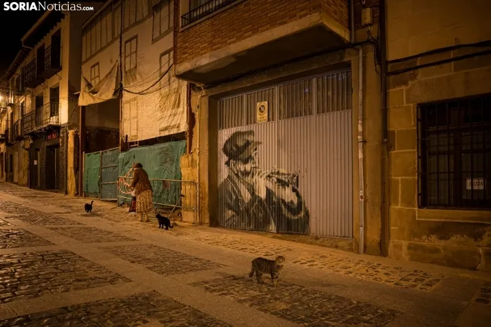 Soria una noche cualquiera de otoño. 