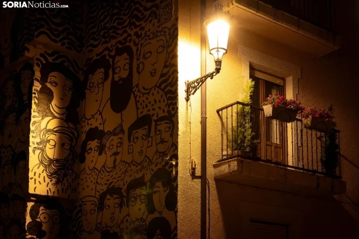 Soria una noche cualquiera de otoño. 