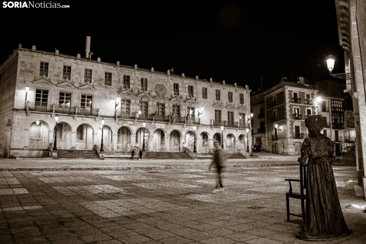 Soria una noche cualquiera de otoño. 
