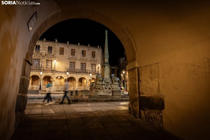 Soria una noche cualquiera de otoño. 