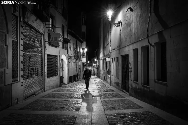 Soria una noche cualquiera de otoño. 
