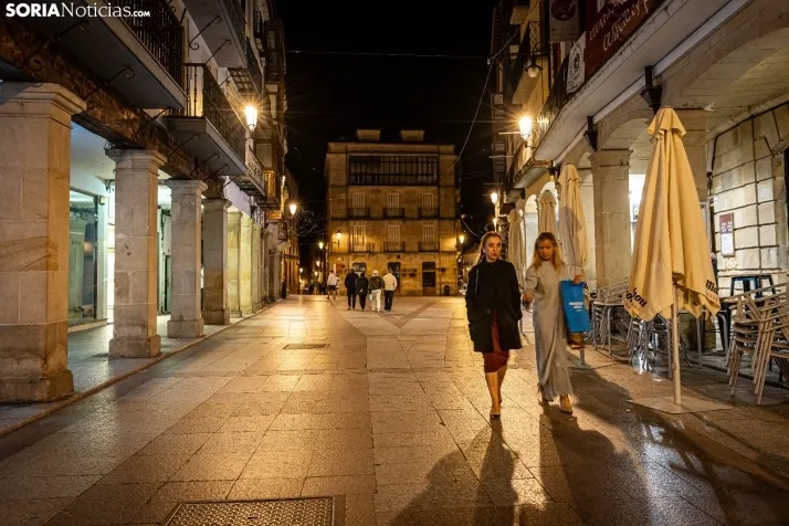 Soria una noche cualquiera de otoño. 