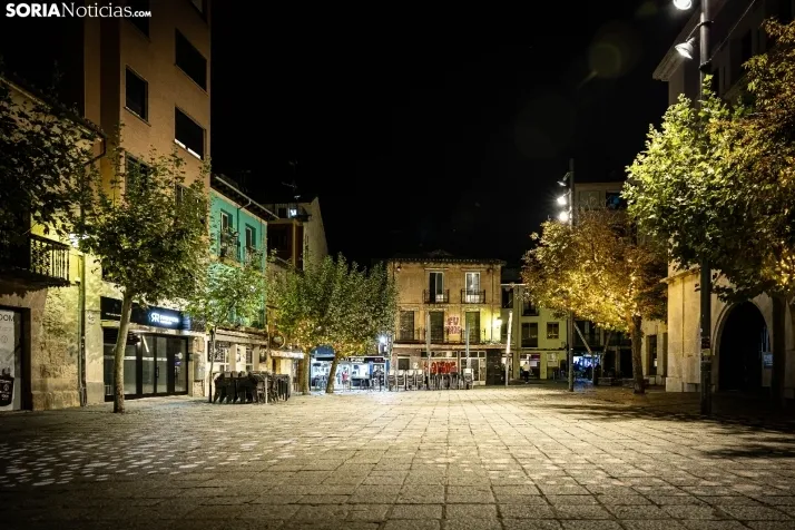 Soria una noche cualquiera de otoño. 