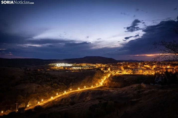 Soria una noche cualquiera de otoño. 