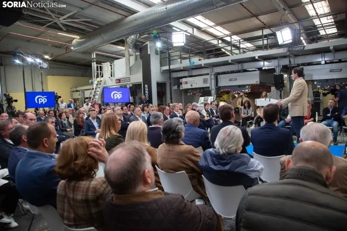 Visita de Feijóo a Soria