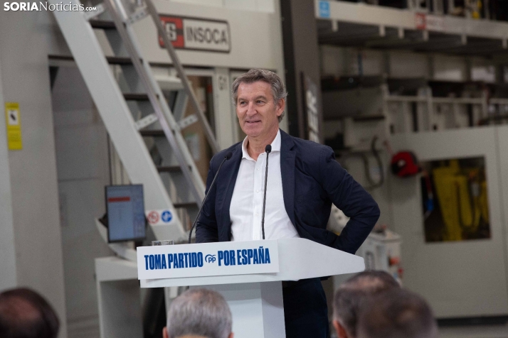 Visita de Feijóo a Soria