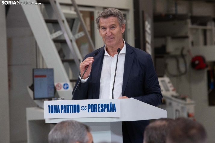 Visita de Feijóo a Soria