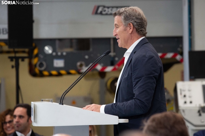 Visita de Feijóo a Soria