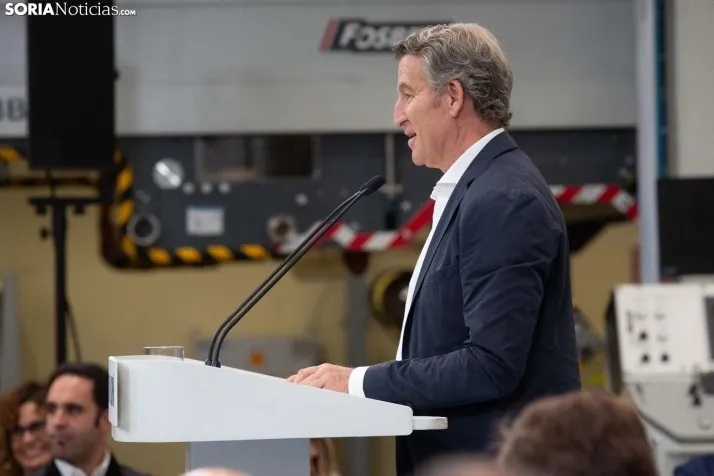 Visita de Feijóo a Soria