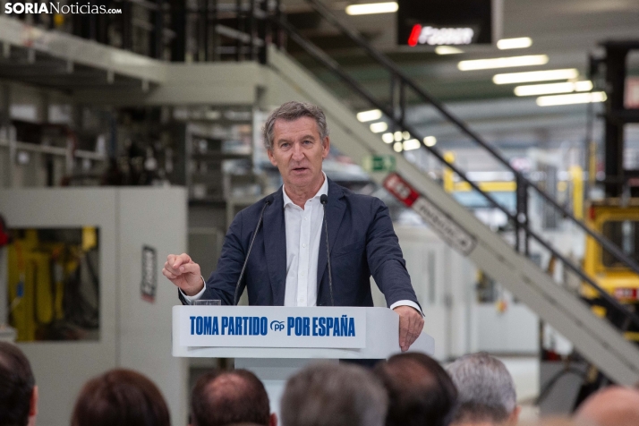 Visita de Feijóo a Soria