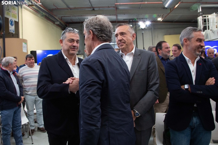 Visita de Feijóo a Soria