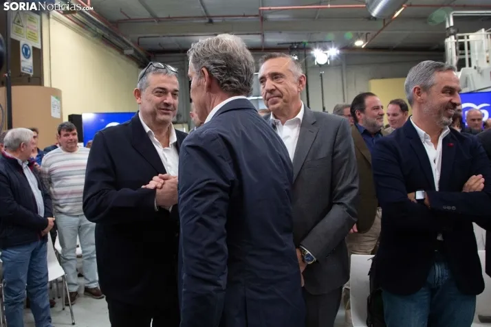 Visita de Feijóo a Soria