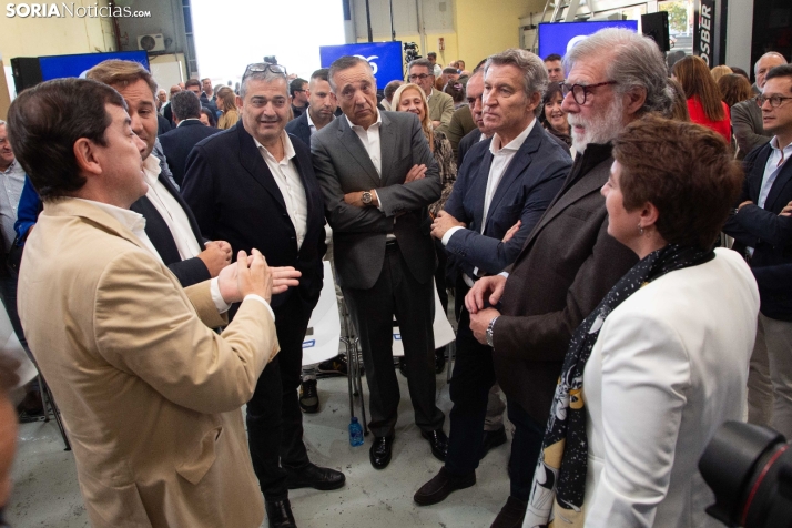 Visita de Feijóo a Soria