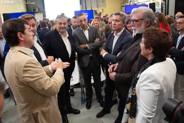 Visita de Feijóo a Soria
