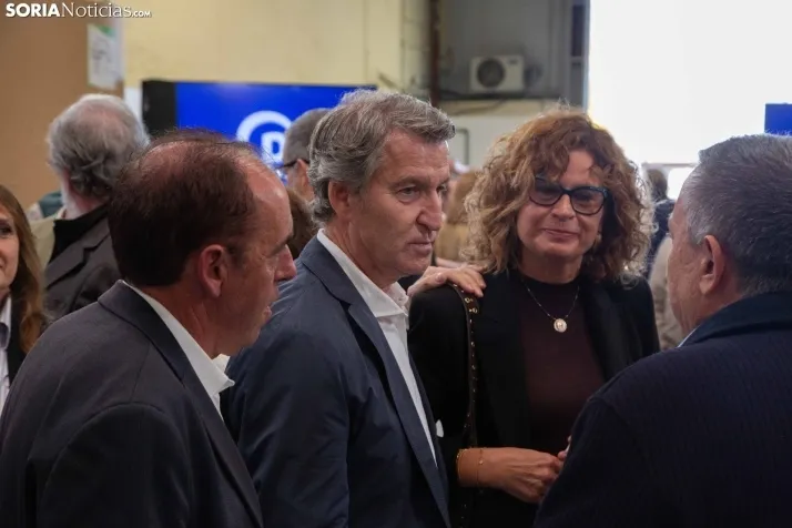 Visita de Feijóo a Soria