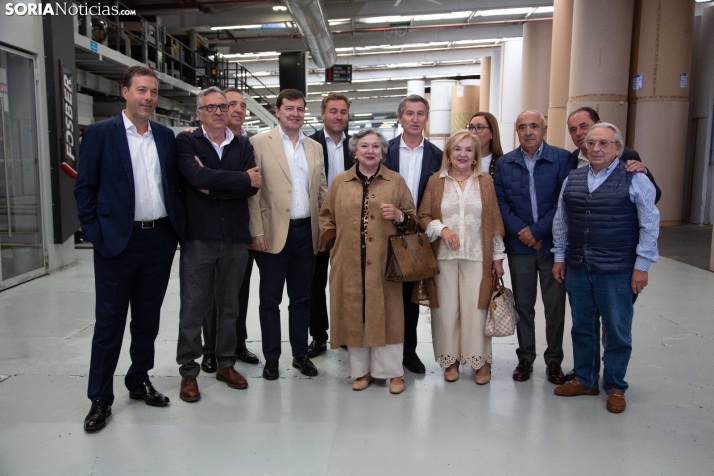 Visita de Feijóo a Soria