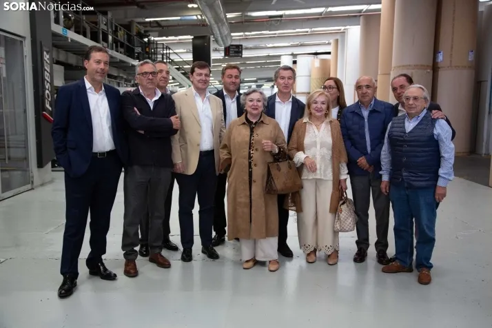 Visita de Feijóo a Soria