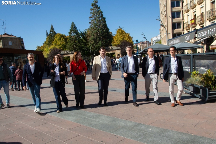 Visita de Feijóo a Soria