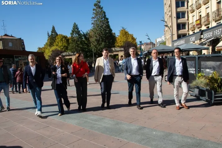 Visita de Feijóo a Soria