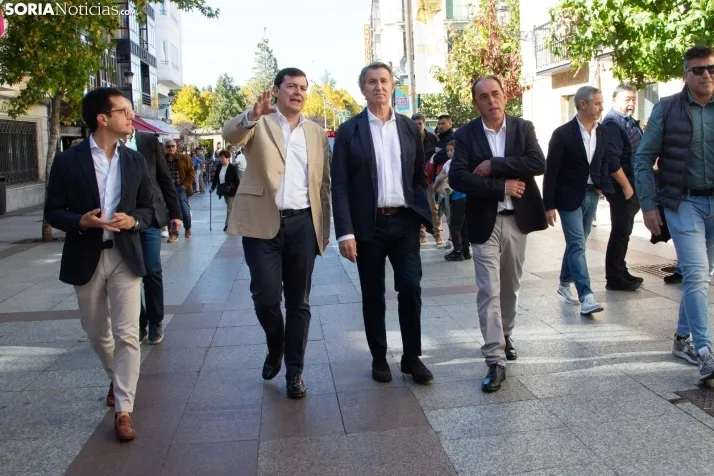 Visita de Feijóo a Soria