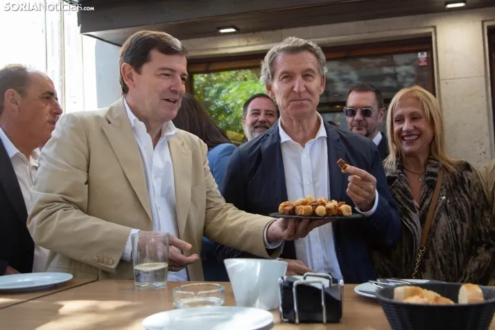 Visita de Feijóo a Soria